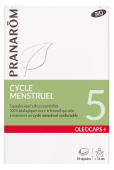Pranarôm Oléocaps+ 5 Cycle Menstruel Bio 30 Capsules