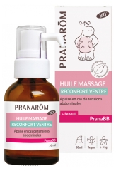 Pranarôm PranaBB Huile Massage Réconfort Ventre Bio 30 ml