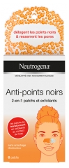 Neutrogena Anti-Points Noirs 2-en-1 Patchs et Exfoliants 6 Patchs