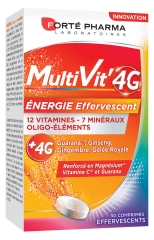 Forté Pharma MultiVit'4G Energía 30 Tabletas Efervescentes