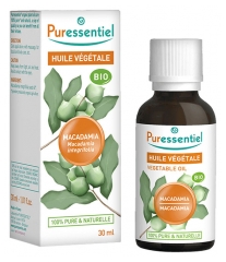 Puressentiel Huile Végétale Macadamia (Macadamia integrifolia) Bio 30 ml