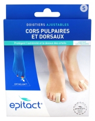 Epitact Doigtiers Ajustables Cors Pulpaires et Dorsaux Taille S