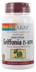 Solaray Griffonia (5-HTP) Plus Millepertuis 30 Capsules Végétales