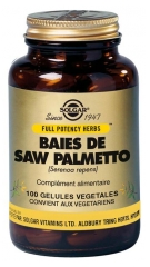 Baies de Saw Palmetto 100 Gélules Végétales