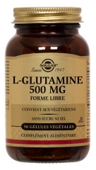 Solgar L-Glutamin 500 mg 50 Pflanzliche Kapseln