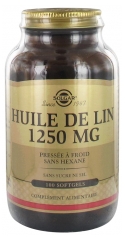 Solgar Huile de Lin 1250 mg 100 Gélules