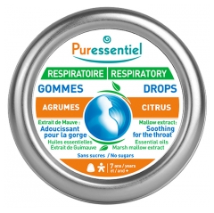 Puressentiel Respiratory Gums Citrus 45g