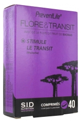 S.I.D Nutrition PreventLife Flora&Transit 40 Tablets