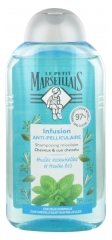 Le Petit Marseillais Shampoing Micellaire Infusion Anti-Pelliculaire Huiles Essentielles et Menthe Bio 250 ml