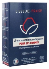 L'Essuie-Fraise Lingettes Intimes Nettoyantes pour Hommes 7 Lingettes (à utiliser avant fin 02/2021)