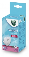 Vicks Comforting Vapors Diffuseur Electrique d'Huiles Essentielles + 2 Recharges Parfumées