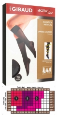 Gibaud ActivLine 70 Denier Smoky Grey Holding Socken