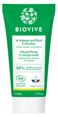 Biovive Masque Purifiant 3 Minutes Bio 50 ml