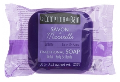 Le Comptoir du Bain Savon de Marseille Violette 100 g