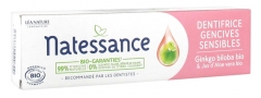 Natessance Toothpaste Sensitive Gums Ginkgo Biloba Organic 75ml
