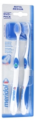 Meridol Duo-Pack Toothbrushes Medium