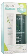 A-DERMA Phys-AC Perfect Anti-Imperfections Fluid 40ml + Purifying Foaming Gel 100ml Free
