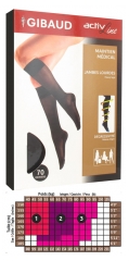 Gibaud ActivLine Support Socks 70 Denier Black