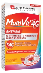 Forté Pharma MultiVit'4G Energía 30 Comprimidos Bicapas