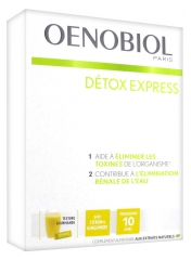 Oenobiol Détox Express Citron et Gingembre 10 Sticks