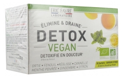 Eric Favre Vegan Detox Élimine et Draine 20 Sachets