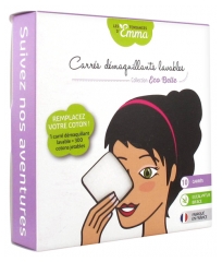 Les Tendances d'Emma Collection Eco Belle Washable Make-up Removal Squares 10 Two-sided Eucalyptus Squares
