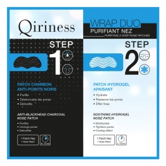 Qiriness Wrap Duo Purifying 2-Step Nose Patches