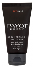 Payot Homme Optimale Soin Hydra 24H Matifiant Gel Fraîcheur Anti-Brillance 50 ml