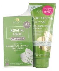 Biocyte Keratine Forte Colouring 60 Capsules + Keratine Forte Shampoo 200ml Offered