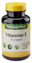 Natures Plus Vitamine E 60 Comprimés à Croquer (à consommer de préférence avant fin 05/2021)