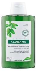 Klorane Shampoo mit Bio-Brennnessel - Talgregulierend Fettiges Haar 200 ml