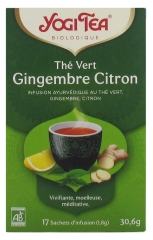 Yogi Tea Tè Verde Zenzero Limone Biologico 17 Bustine
