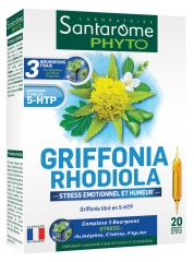 Santarome Griffonia Rhodiola 20 Ampoules