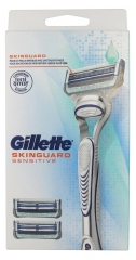 Gillette Skinguard Shaver + Refill of 2 Blades