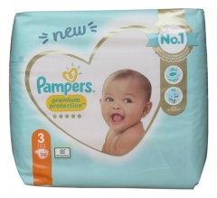 Pampers Premium Protection 28 Diapers Size 3 (6-10 kg)