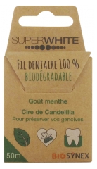 Superwhite Biodegradowalna Nić Dentystyczna 50 m