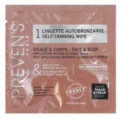 Preven's Self-Tanning Wipe Face and Body 1 Wipe