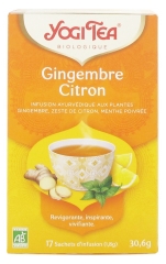 Yogi Tea Ghimbir Lăm&acirc;ie Ecologic 17 Pliculețe