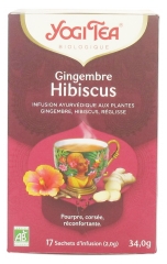 Yogi Tea Gingembre Hibiscus Bio 17 Sachets