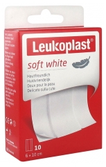 Essity Leukoplast Soft White 10 Wundauflagen 6 x 10 cm