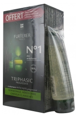 René Furterer Triphasic Progressive Rituel Antichute Traitement Antichute Progressive 8 x 5,5 ml + Shampoing Stimulant 100 ml Offert