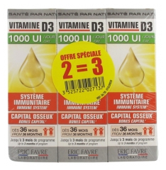 Eric Favre Vitamine D3 Lot de 3 x 20 ml