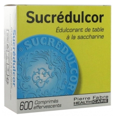 Pierre Fabre Health Care Sucrédulcor Edulcorante de Mesa de Sacarina 600 Comprimidos Efervescentes