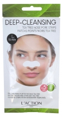 Patchs Points Noirs Tea Tree 5 Bandes