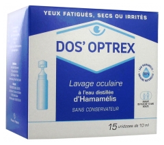 Dos'Optrex Lavage Oculaire 15 Unidoses