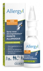 Gilbert Allergyl Spray Nasal Décongestionnant Rhinite Allergique 20 ml