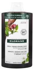 Klorane Force - Müdes Haar & Haarausfall-Shampoo mit Chinin und Edelweiss Bio 400 ml