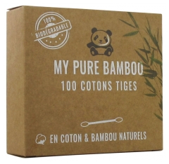 My Pure Bamboo Cotons Tiges 100 Pièces