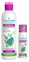 Puressentiel Anti-Poux Shampoing Quotidien PouxDoux Bio 200 ml & Spray Répulsif Poux 75 ml Offre Spéciale