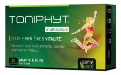 Santé Verte Toniphyt Multinature 30 Comprimés